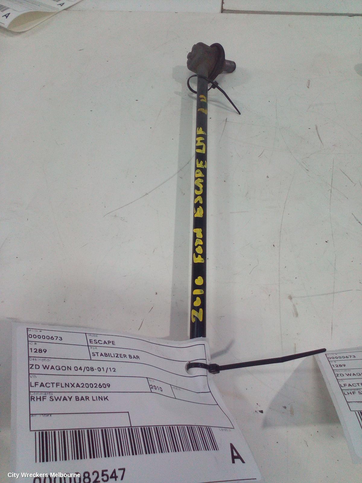 FORD ESCAPE STABILISER BAR, ZD WAGON 04/2008 - 01/2012 - Image 1