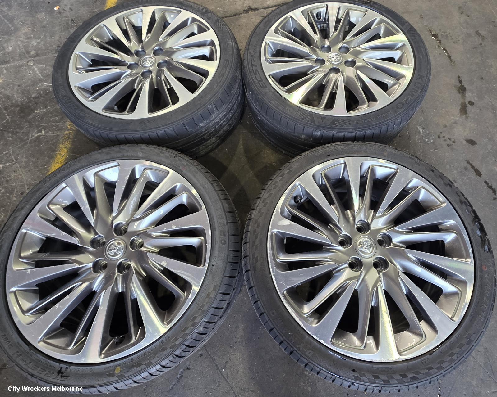 HOLDEN ASTRA WHEEL MAG, FACTORY, 18X7.5IN, TWO TONE, BK, 09/2016 ONWARDS - Image 1