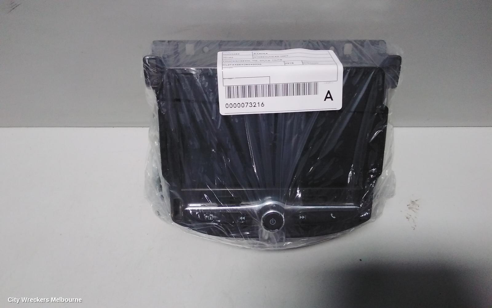 HOLDEN BARINA RADIO/CD/DVD/SAT/TV, TOUCHSCREEN, TM, 09/2016 - 12/2018 - Image 2