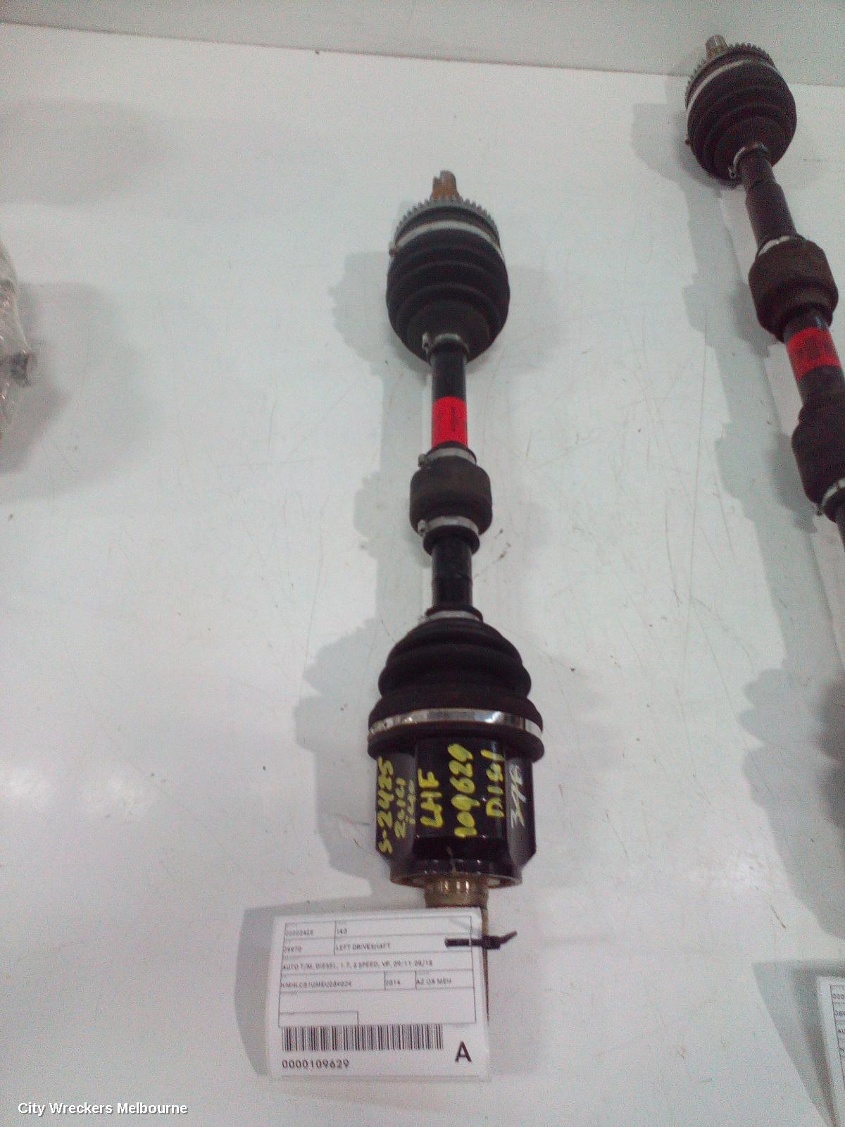 HYUNDAI I40 LEFT DRIVESHAFT, AUTO T/M, DIESEL, 1.7, 6 SPEED, VF, 09/2011 - 05/2015 - Image 2