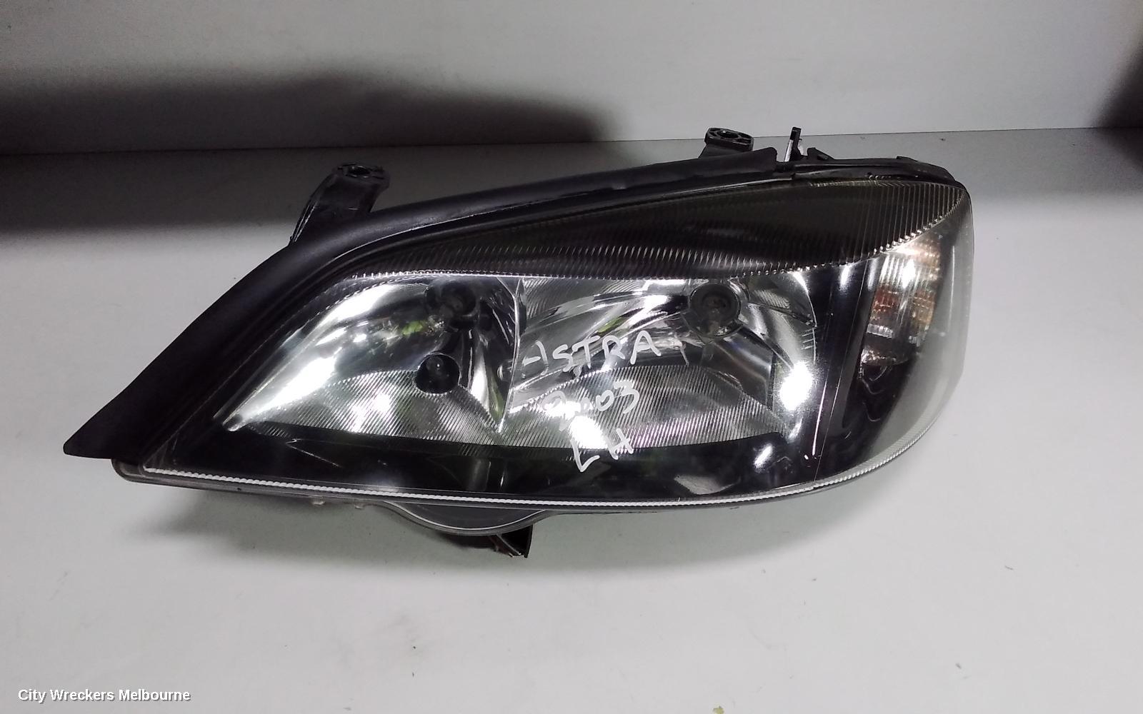 HOLDEN ASTRA LEFT HEADLAMP, TS, BLACK, INSERT TYPE, 09/1998 - 10/2006 - Image 1