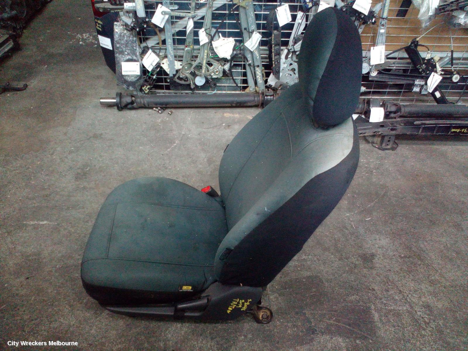 MITSUBISHI TRITON FRONT SEAT, LH FRONT, MQ-MR, CLOTH, BLACK/GREY, GLX/GLX ADAS/GLX+, 04/2015 ONWARDS - Image 3
