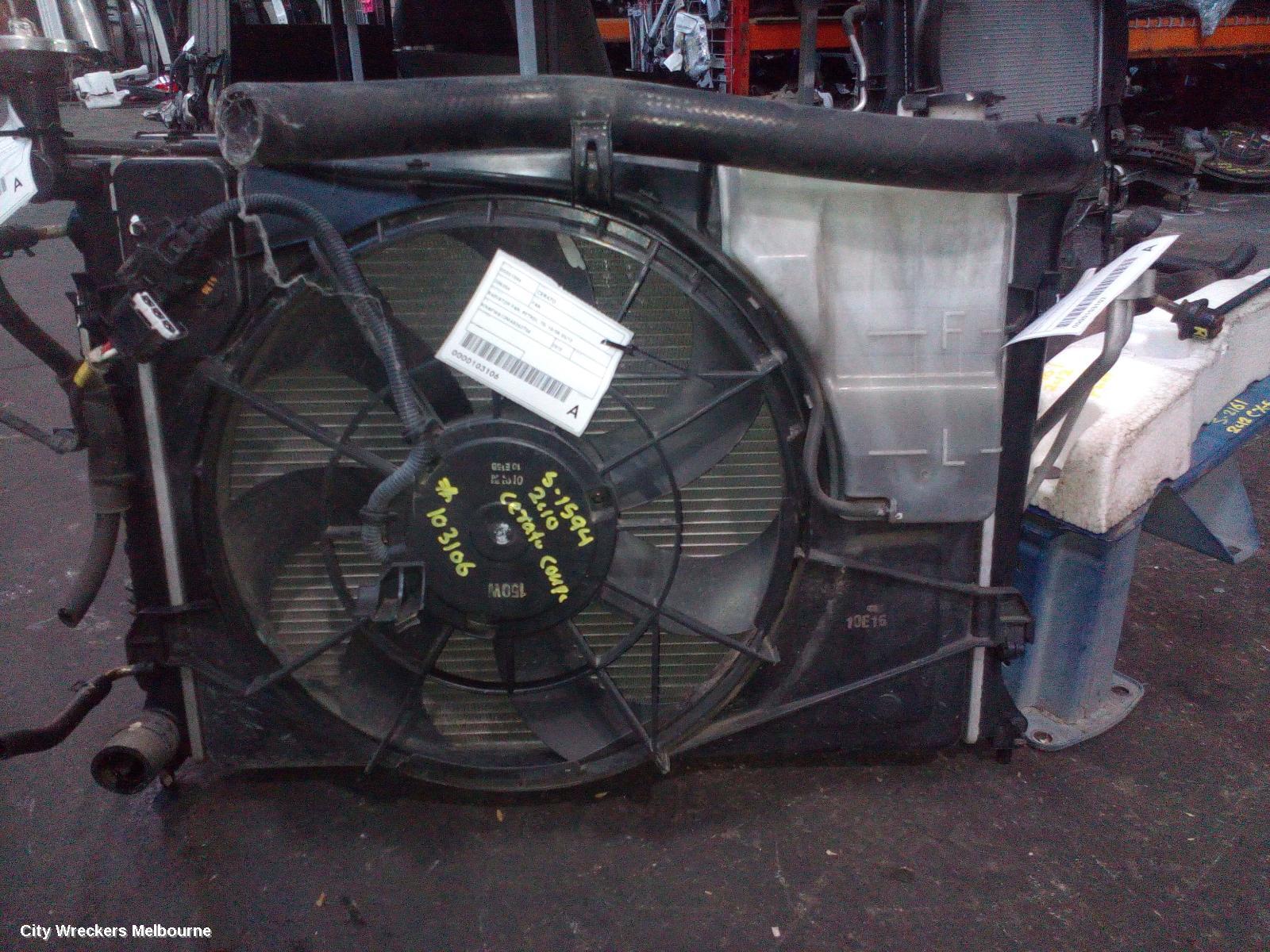 KIA CERATO FAN, RADIATOR FAN, PETROL, TD, 10/2008 - 03/2013 - Image 2