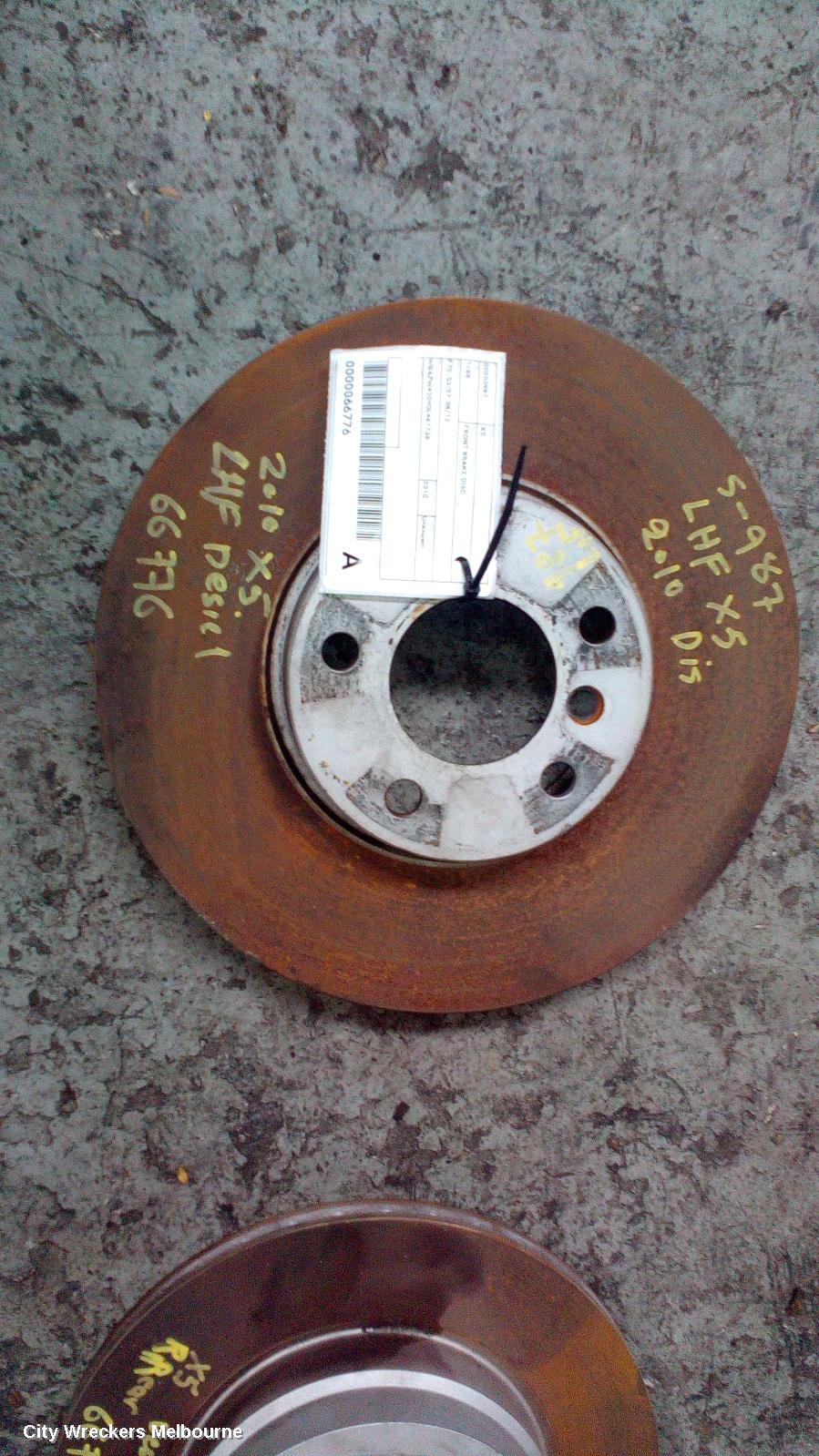 BMW X5 FRONT BRAKE DISC/DRM, E70, 12/2006 - 08/2013 - Image 1