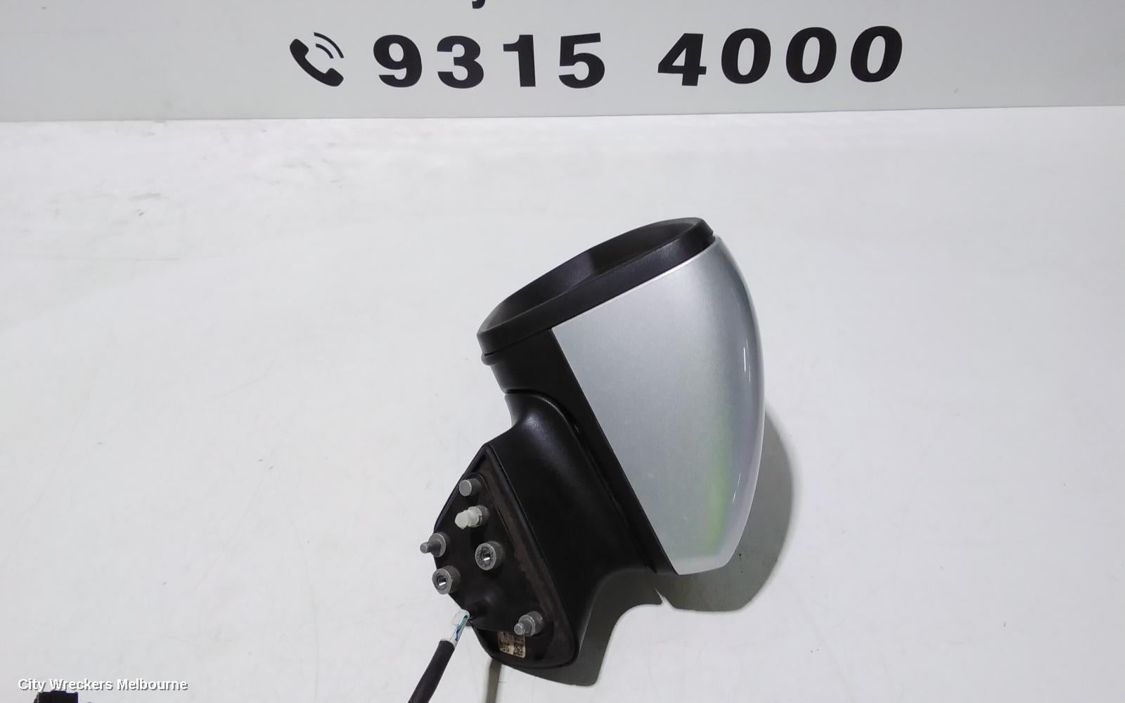 HOLDEN ASTRA LEFT DOOR MIRROR, BK, 5DR HATCH, MANUAL FOLDING TYPE, 09/2016 ONWARDS - Image 3