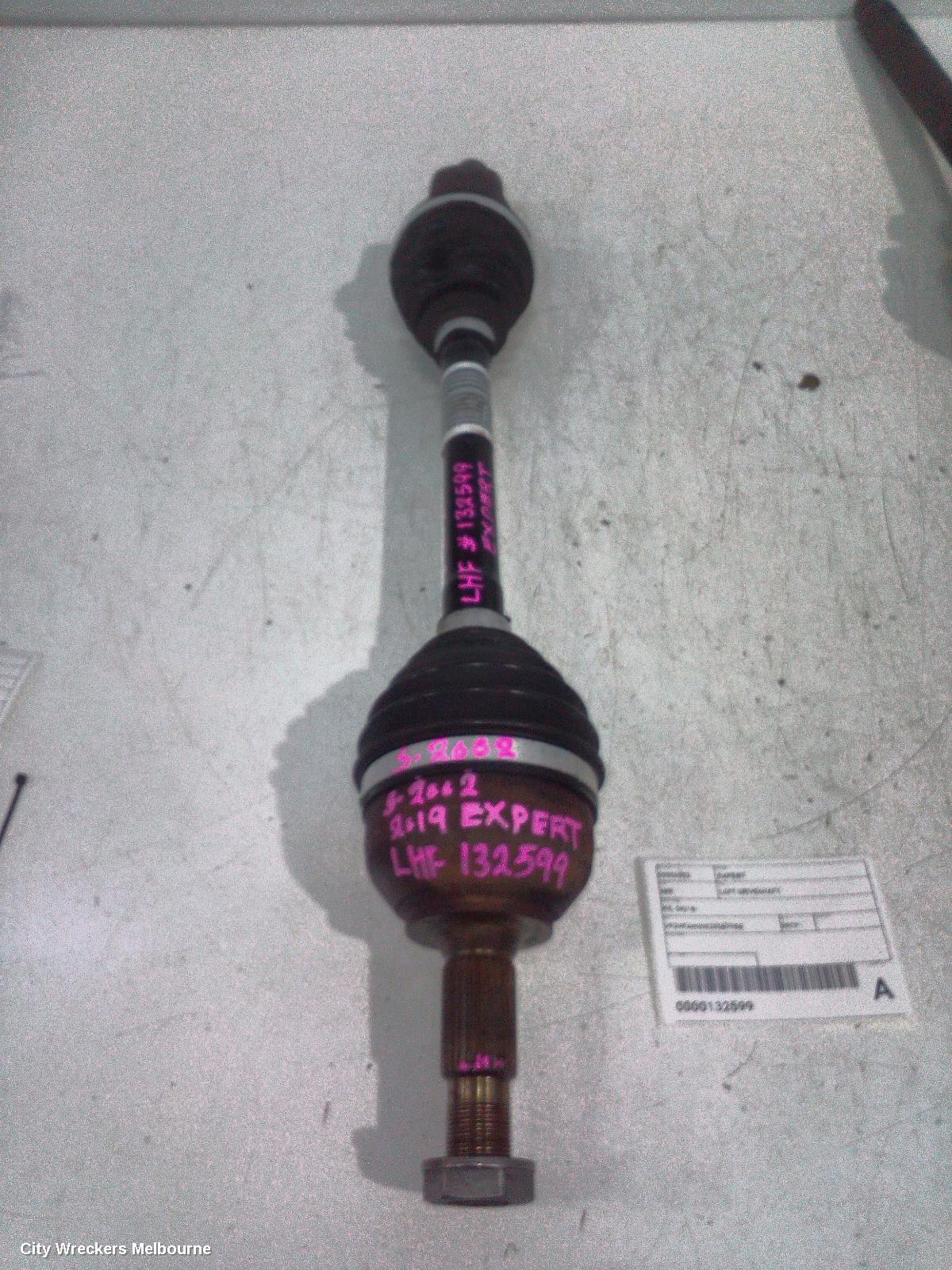 PEUGEOT EXPERT LEFT DRIVESHAFT, K0, 04/2018 ONWARDS - Image 2