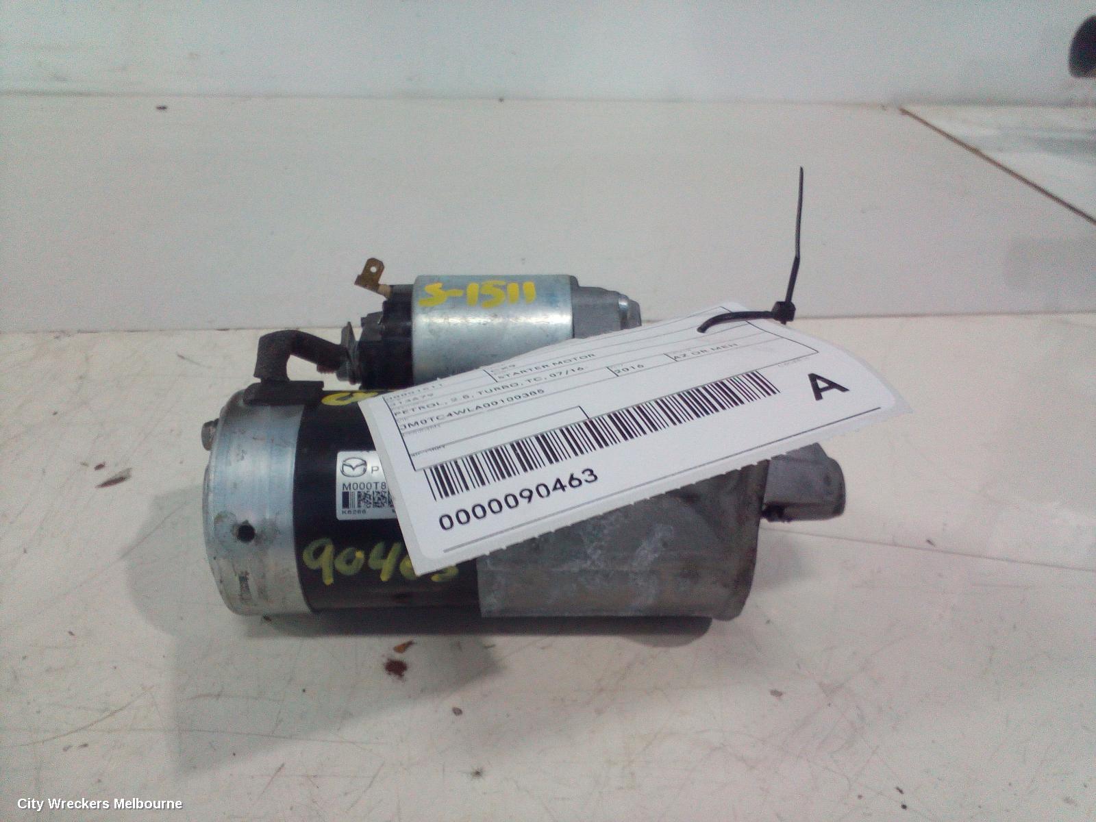 MAZDA CX9 STARTER, PETROL, 2.5, TURBO, TC, 07/2016 ONWARDS - Image 2