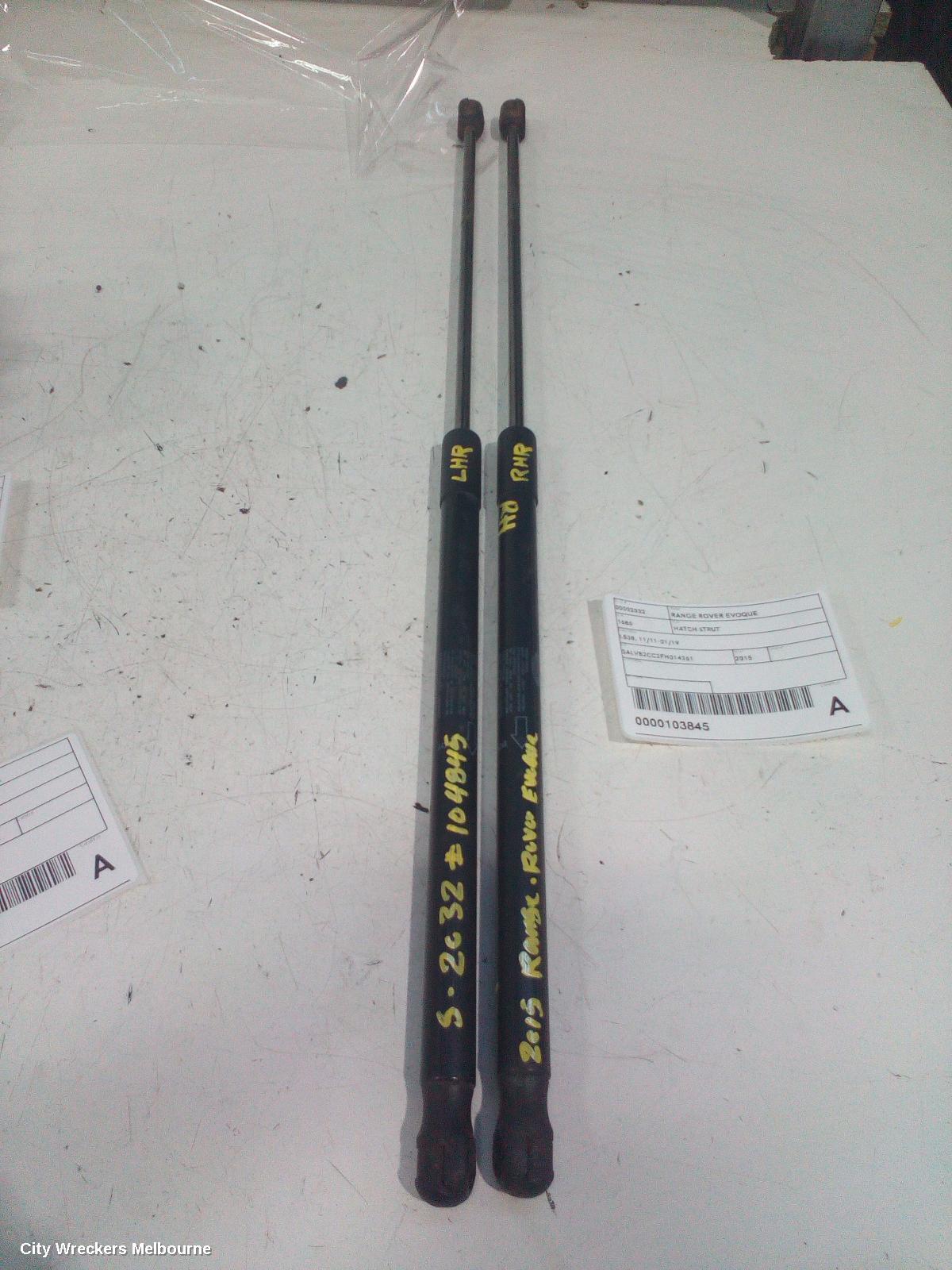LAND ROVER RANGEROVER EVOQUE HATCH STRUT, L538, 11/2011 - 01/2019 - Image 2