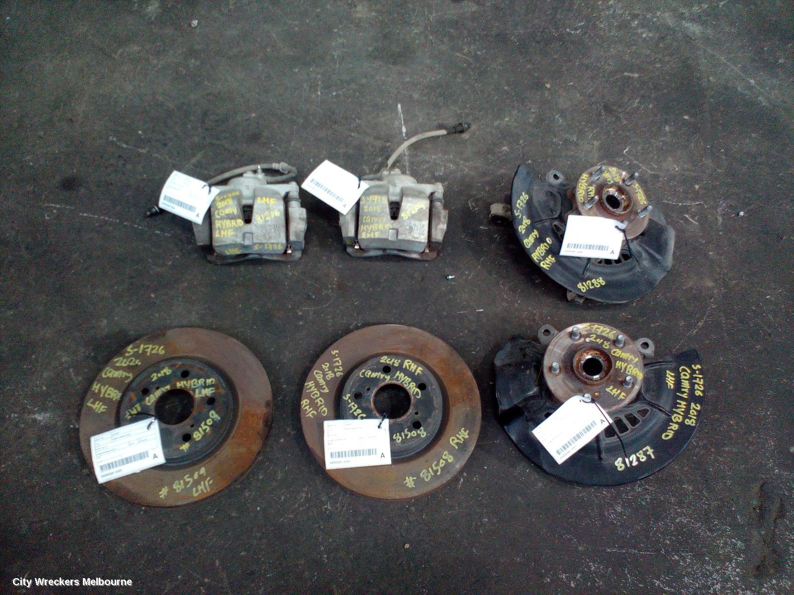 TOYOTA CAMRY FRONT BRAKE DISC/DRM, XV70, 09/2017 - 05/2024 - Image 3