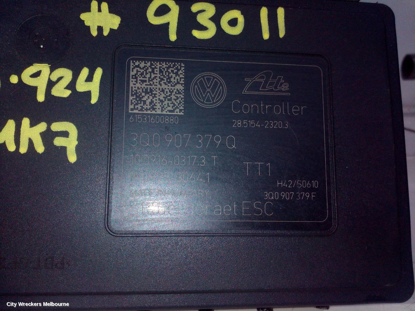 VOLKSWAGEN GOLF ABS PUMP/MODULATOR, GEN 7, ON MOTOR P/N 3Q0614517Q, 12/2012 - 08/2020 - Image 3