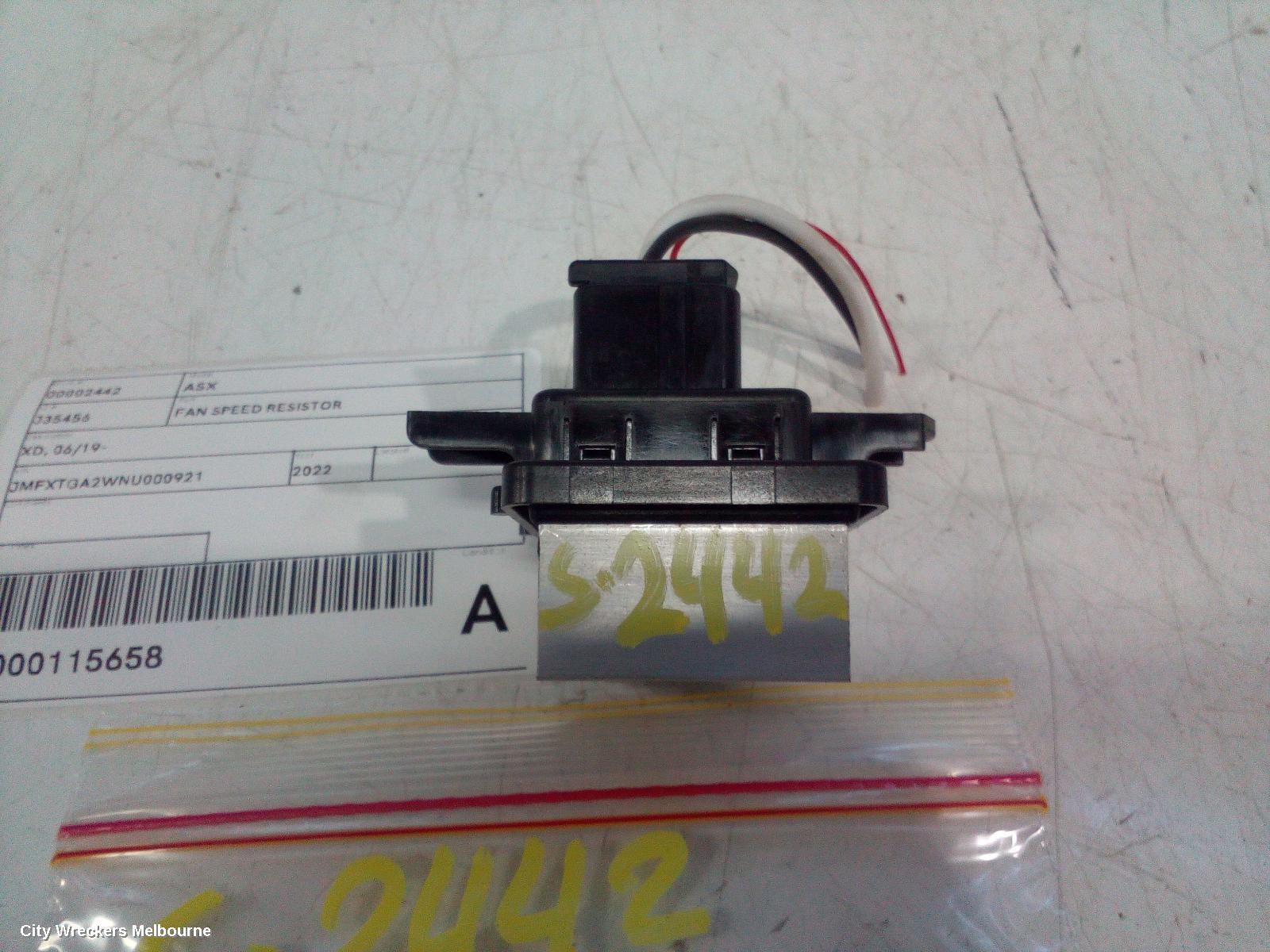 MITSUBISHI ASX FAN SPEED RESISTOR, XD, 06/2019 ONWARDS - Image 3