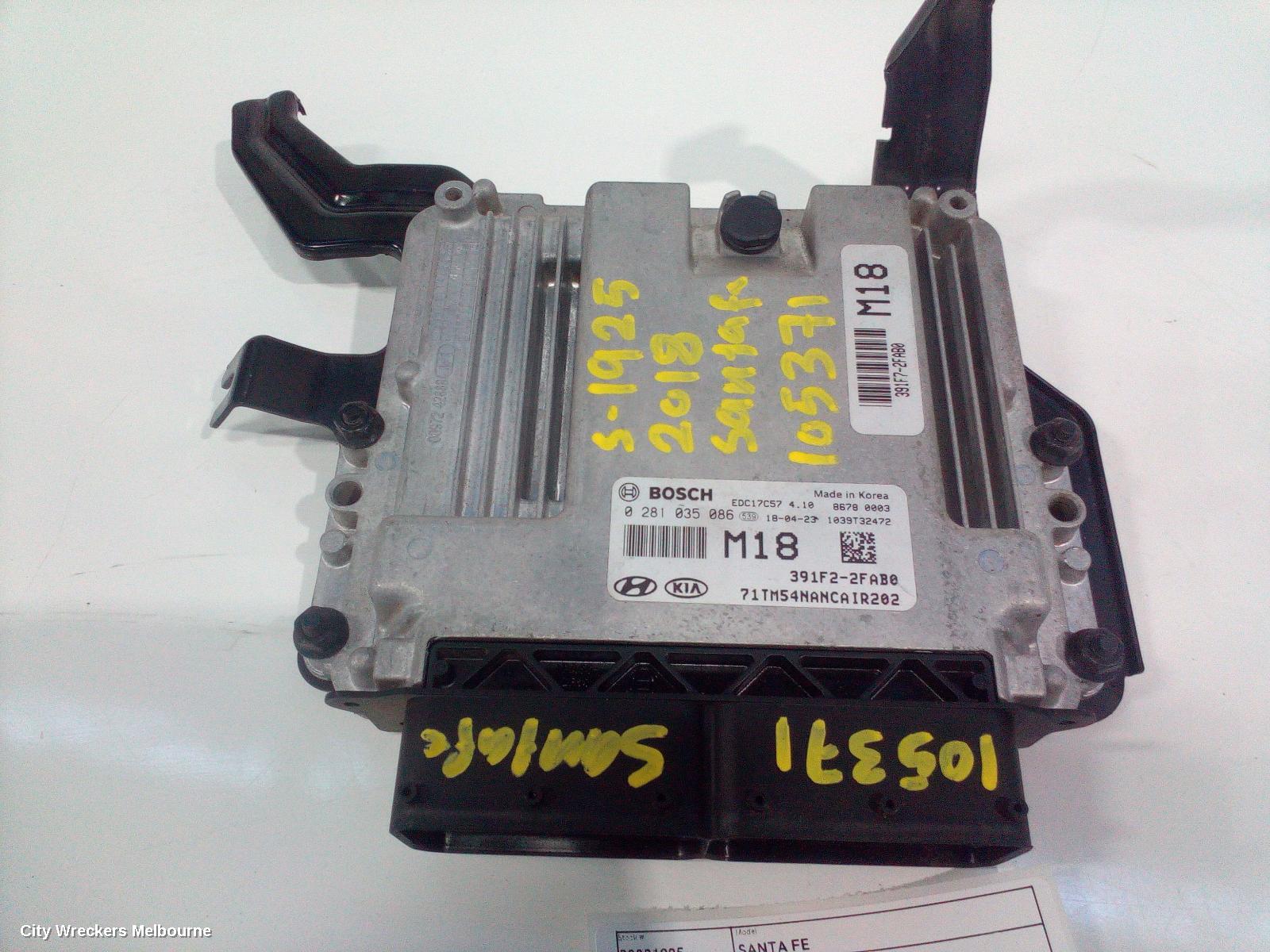 HYUNDAI SANTA FE ECU, ENGINE ECU, 2.2, D4HB, DIESEL, ECU ONLY, TM, 03/2018 - 12/2020 - Image 2