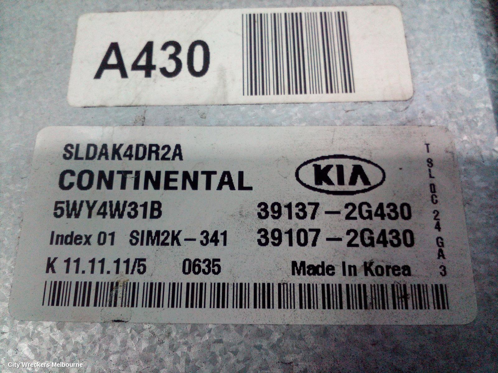 KIA SPORTAGE ECU, ENGINE ECU, 2.4, PETROL, ECU ONLY, SL, 05/2010 - 05/2013 - Image 3
