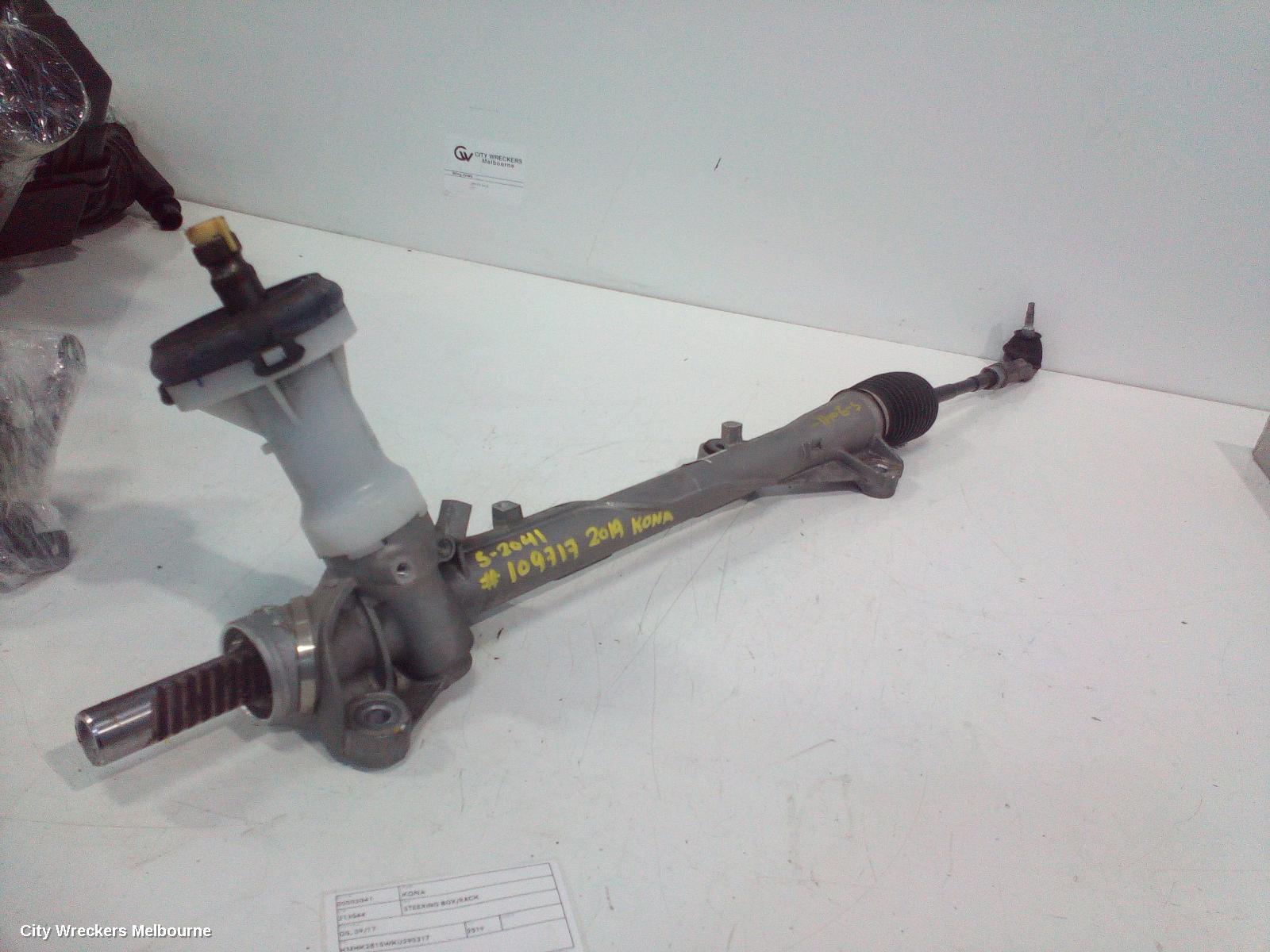 HYUNDAI KONA STEERING BOX/RACK, OS, 09/2017 - 07/2023 - Image 2