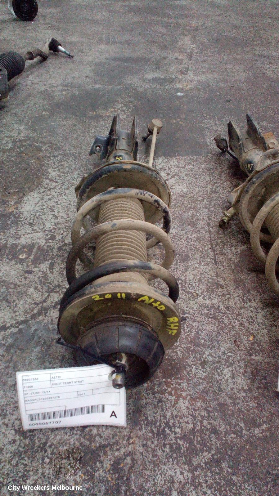 SUZUKI ALTO RIGHT FRONT STRUT, GF, 07/2009 - 12/2014 - Image 1