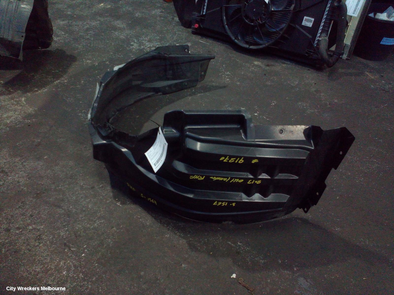 MITSUBISHI OUTLANDER RIGHT GUARD LINER, ZJ, 10/2012 - 02/2014 - Image 2