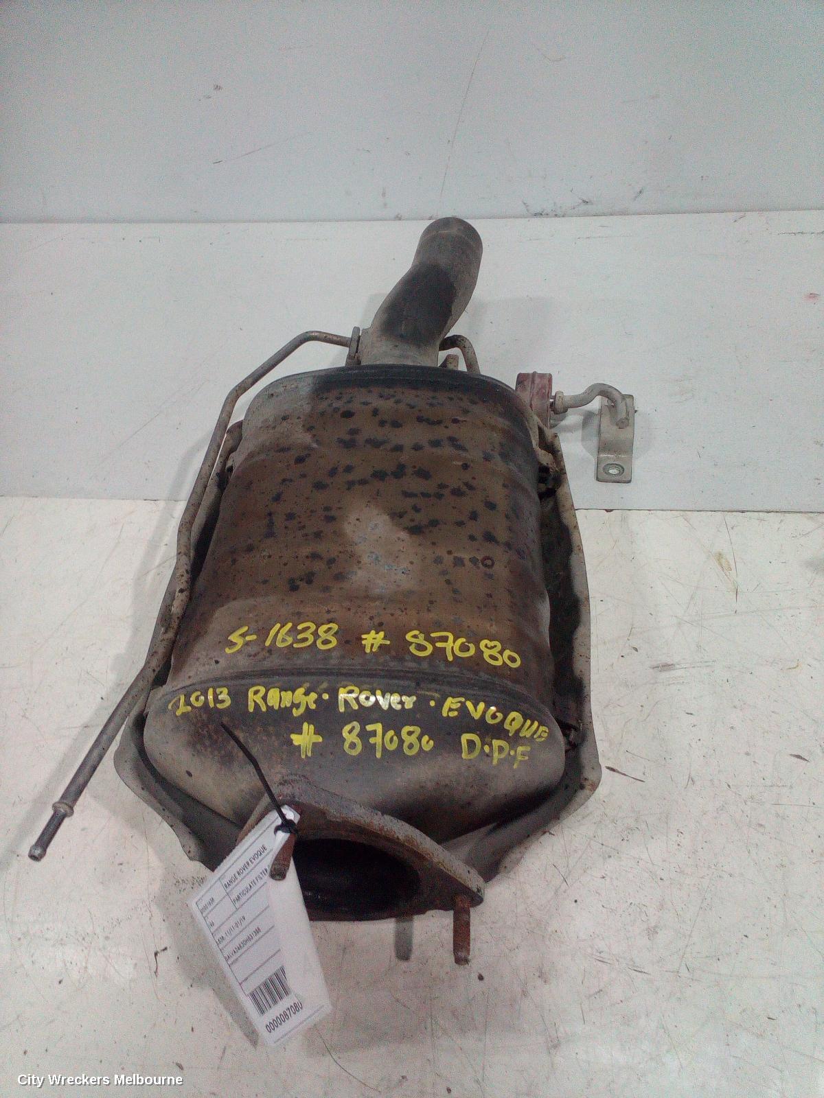 LAND ROVER RANGEROVER EVOQUE PARTICULATE FILTER/DPF, DIESEL, 2.2, TURBO, L538, 11/2011 - 08/2015 - Image 2