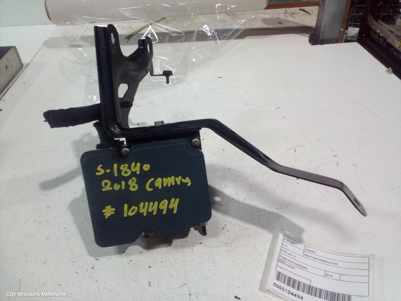 TOYOTA CAMRY ABS PUMP/MODULATOR, P/N 4405033490, XV70, 09/2017 ONWARDS - Image 1