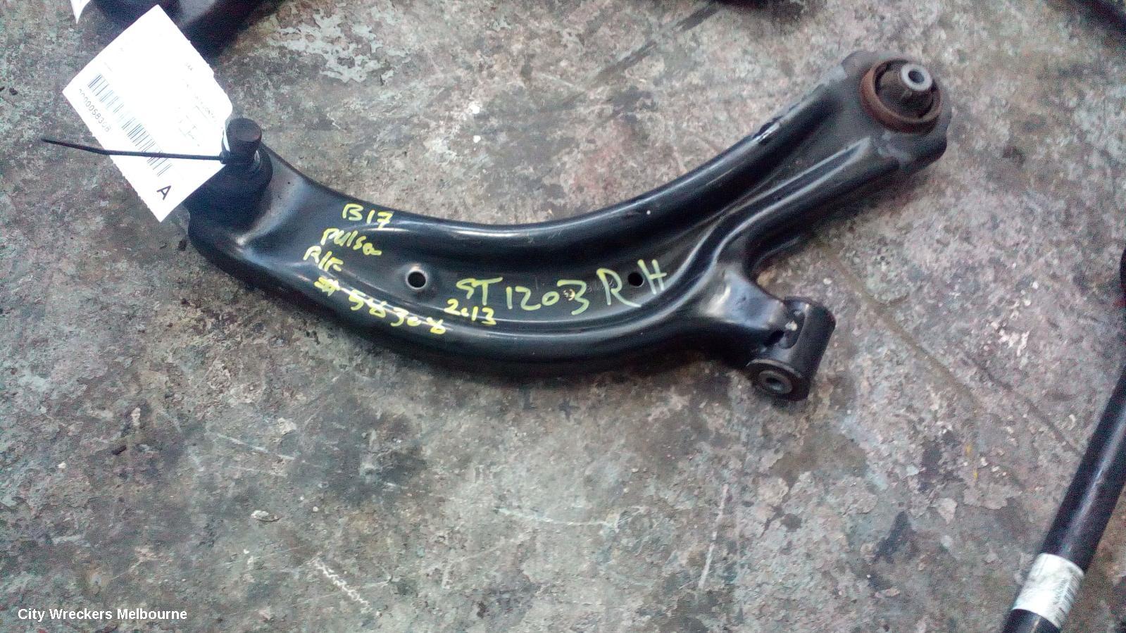 NISSAN PULSAR RIGHT FRONT LOWER CONTROL ARM, B17/C12, 12/2012 - 12/2017 - Image 1