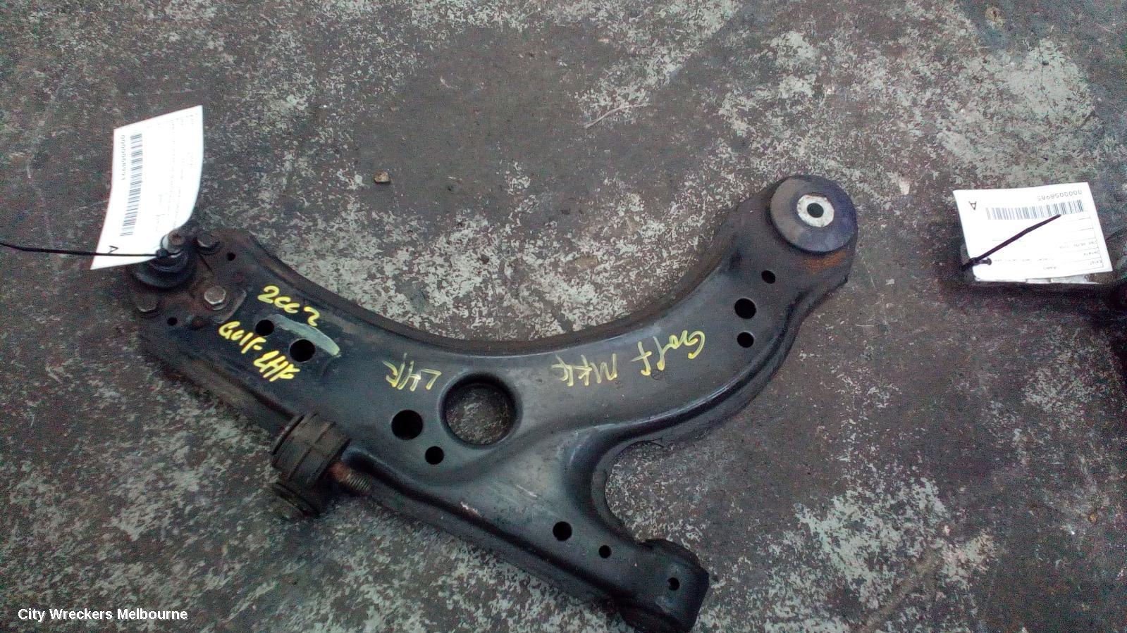 VOLKSWAGEN GOLF LEFT FRONT LOWER CONTROL ARM, GEN 4, HATCH, FWD, 09/1998 - 06/2004 (AUS ONLY) - Image 1