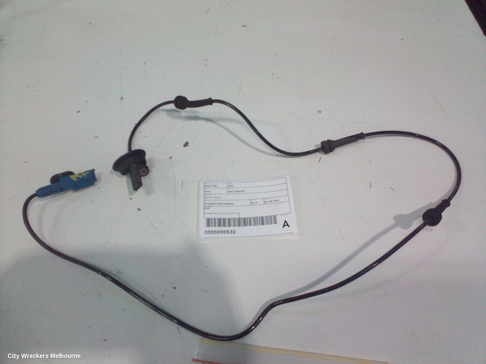 PEUGEOT 508 ABS SENSOR, 07/2011 - 12/2017 - Image 1