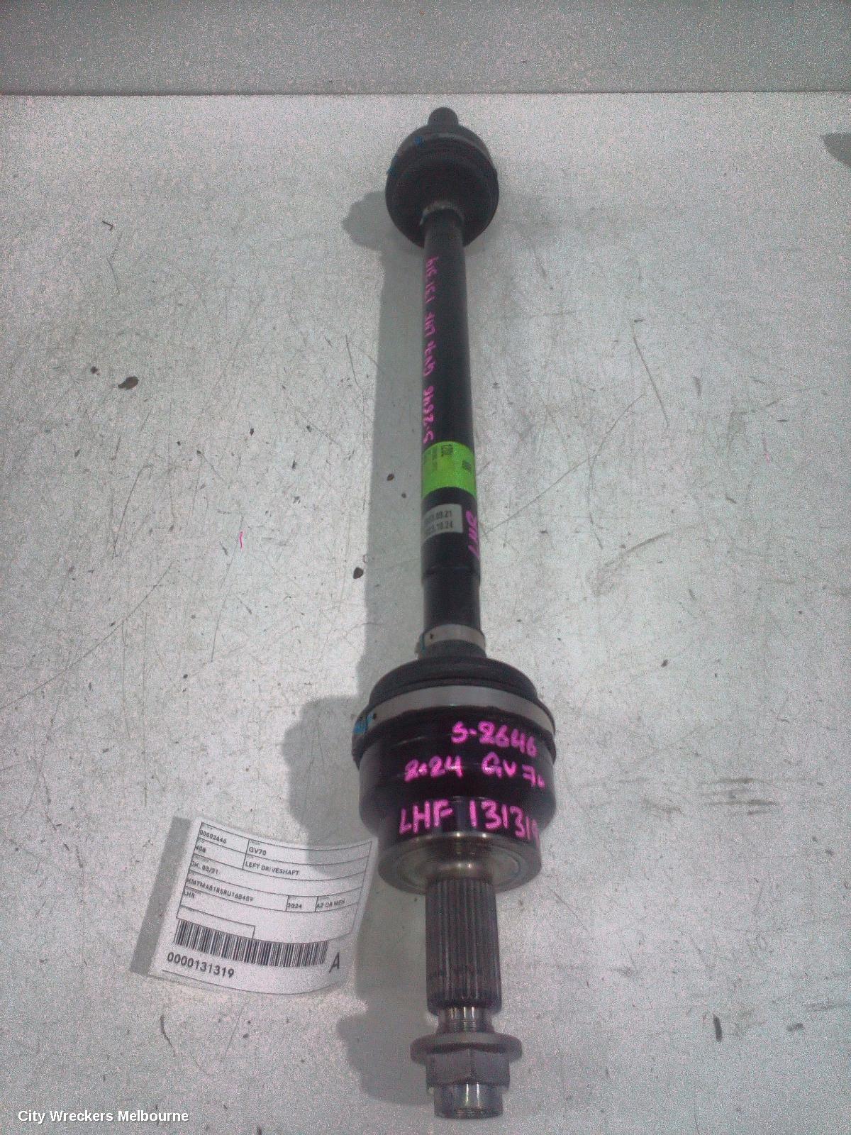 GENESIS GV70 LEFT DRIVESHAFT, JK, 03/2021 ONWARDS - Image 1
