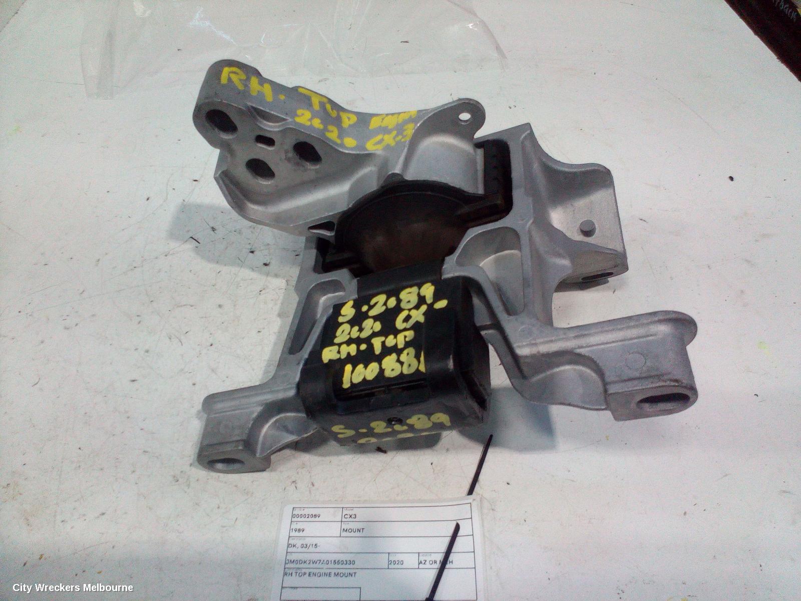 MAZDA CX3 MOUNT, DK, 03/2015 ONWARDS - Image 1