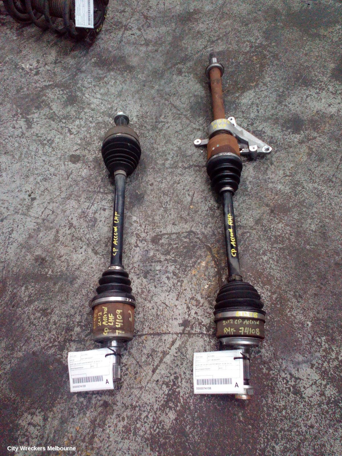 HONDA ACCORD LEFT DRIVESHAFT, AUTO T/M, 3.5, 8TH GEN (VIN MRHCP), 02/2008 - 04/2013 - Image 2