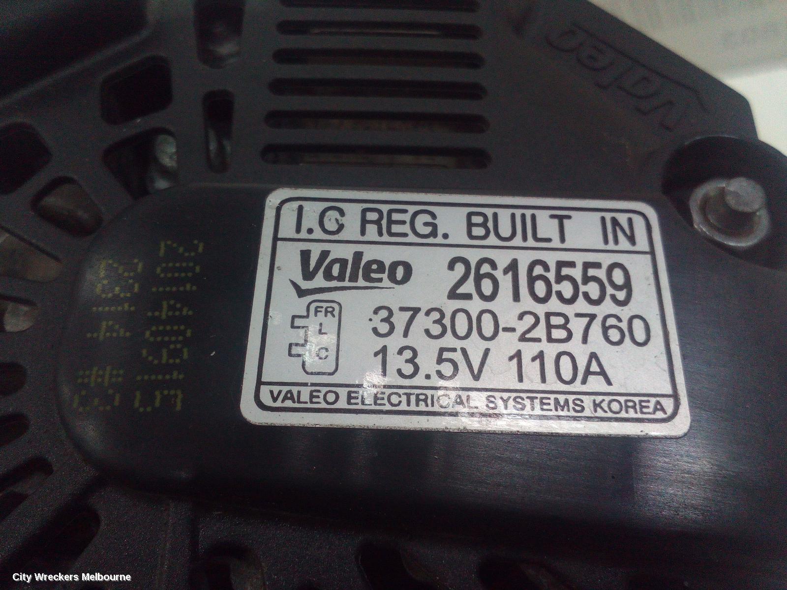 HYUNDAI VELOSTER ALTERNATOR, 1.6, G4FJ, TURBO, 07/2012 - 02/2018 - Image 1