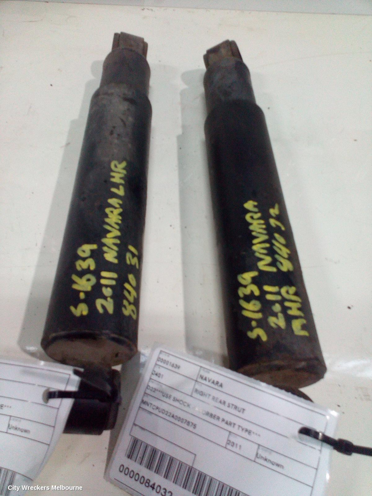 NISSAN NAVARA LEFT REAR STRUT, D22***USE SHOCK ABSORBER PART TYPE*** - Image 2