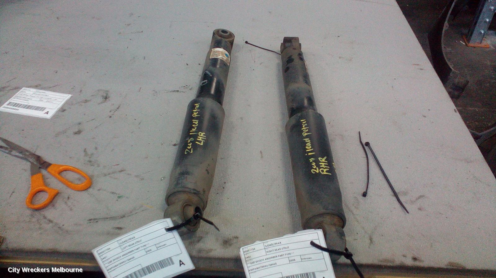 HYUNDAI ILOAD/IMAX RIGHT REAR STRUT, ***USE SHOCK ABSORBER PART TYPE*** - Image 1