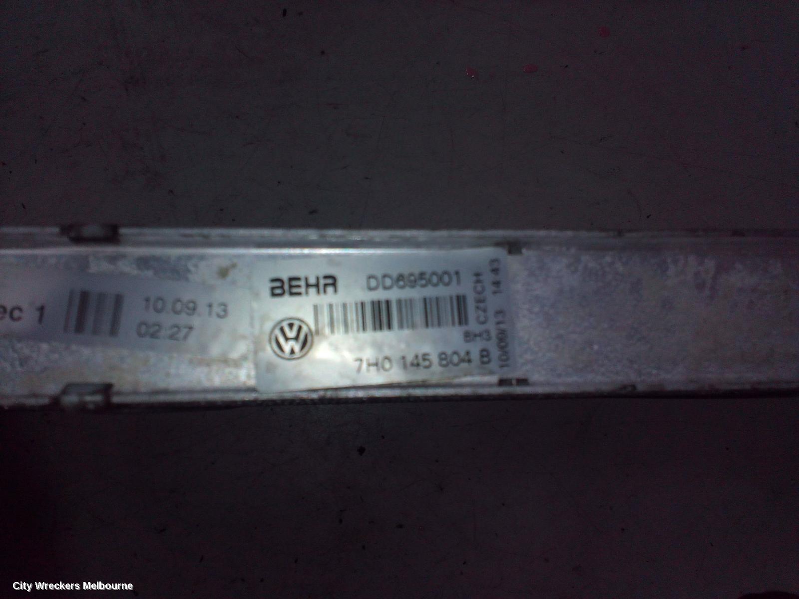 VOLKSWAGEN TRANSPORTER INTERCOOLER, DIESEL, TURBO, T5, 08/2004 - 06/2015 - Image 3