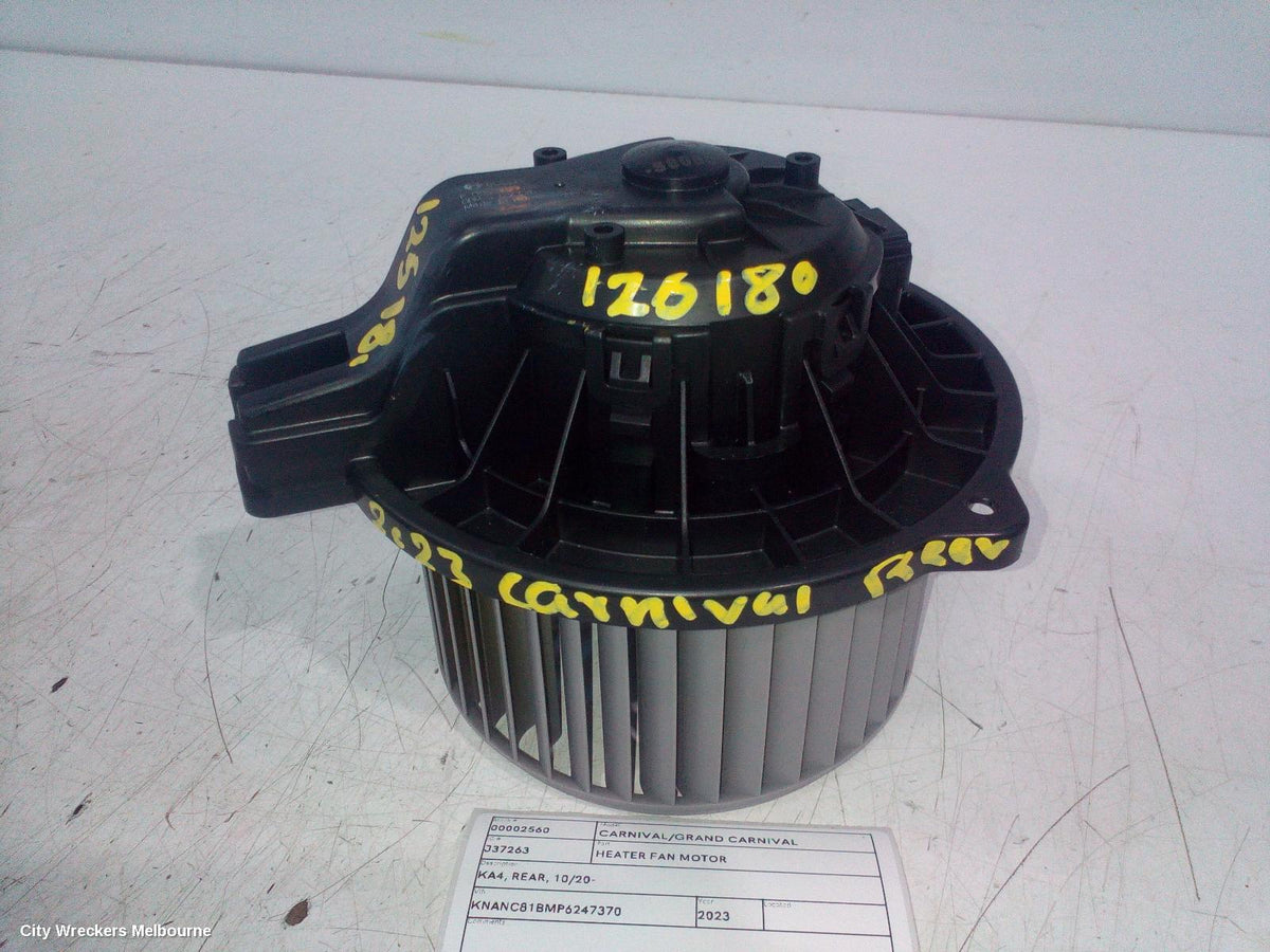 KIA CARNIVAL/GRAND CARNIVAL HEATER FAN MOTOR, KA4, REAR, 10/2020 ONWARDS - Image 1