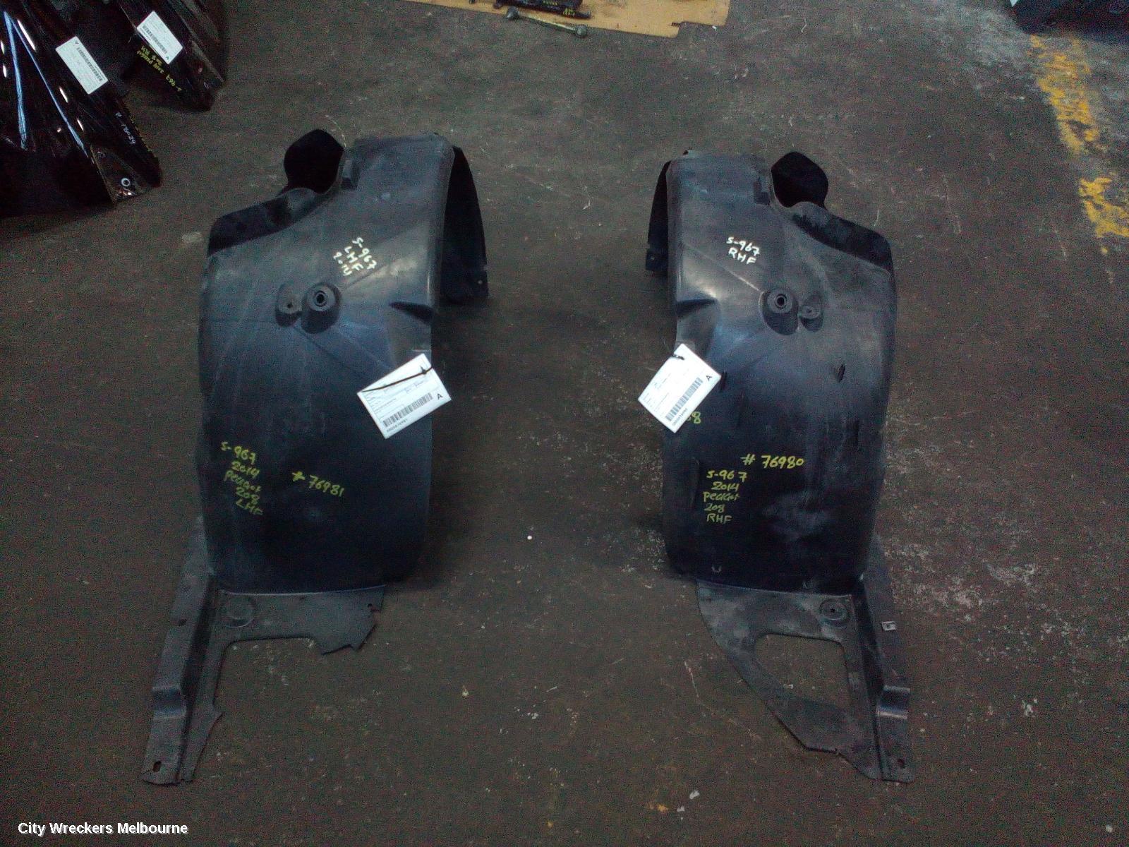PEUGEOT 208 RIGHT GUARD LINER, A9, 10/2012 ONWARDS - Image 3