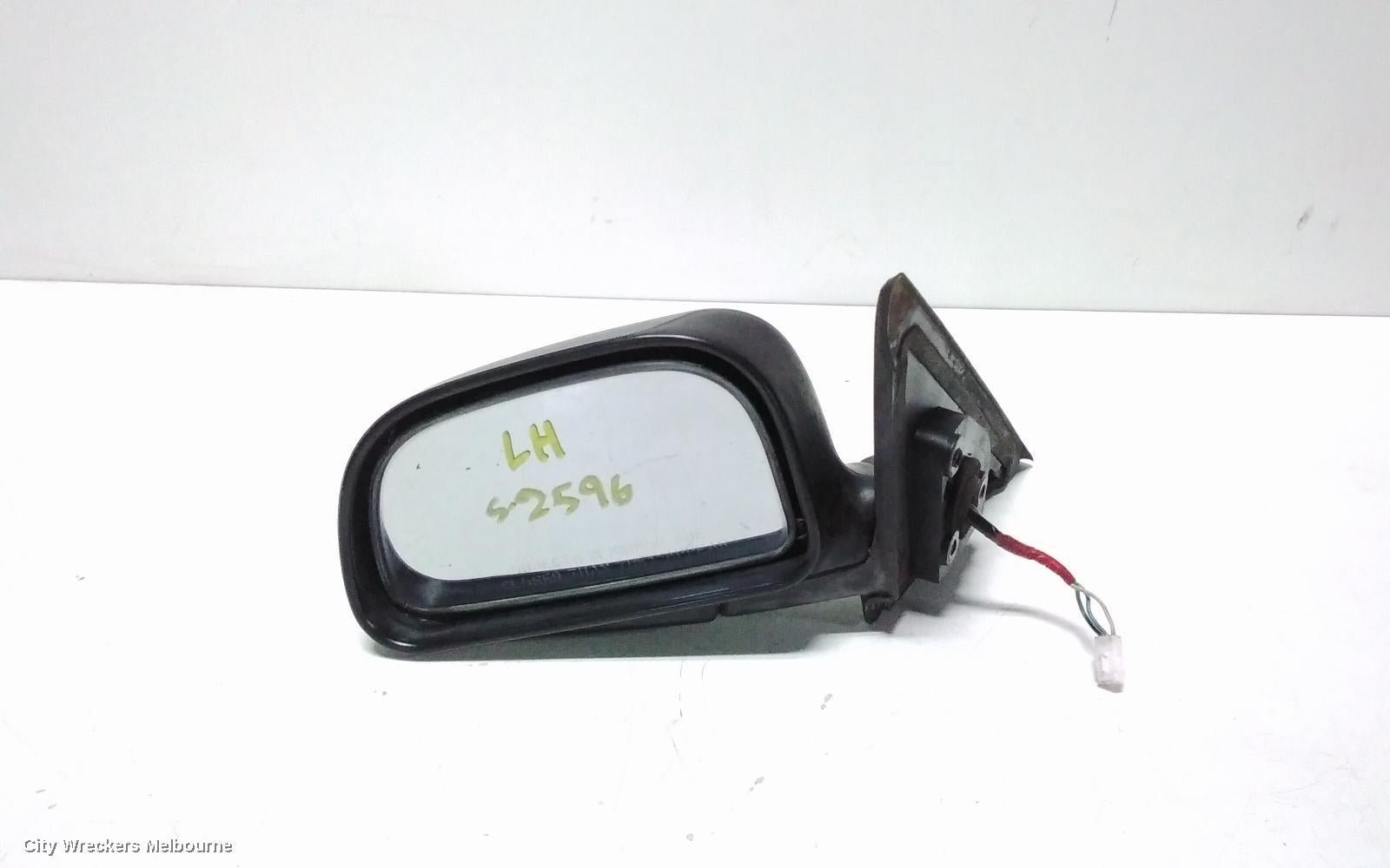 MITSUBISHI LANCER LEFT DOOR MIRROR, CE/CK, POWER, SEDAN, BLACK, 07/1996 - 08/2003 - Image 1