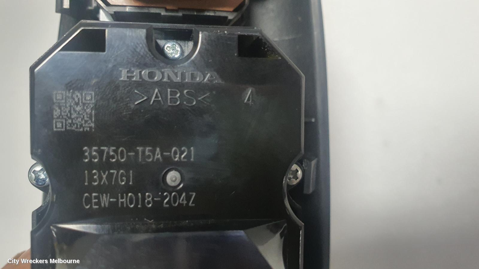 HONDA JAZZ PWR DR WIND SWITCH, RH FRONT (MASTER SWITCH), GF/GK, W/ CENTRAL LOCK BUTTON TYPE, 07/2014 - 12/2020 - Image 2
