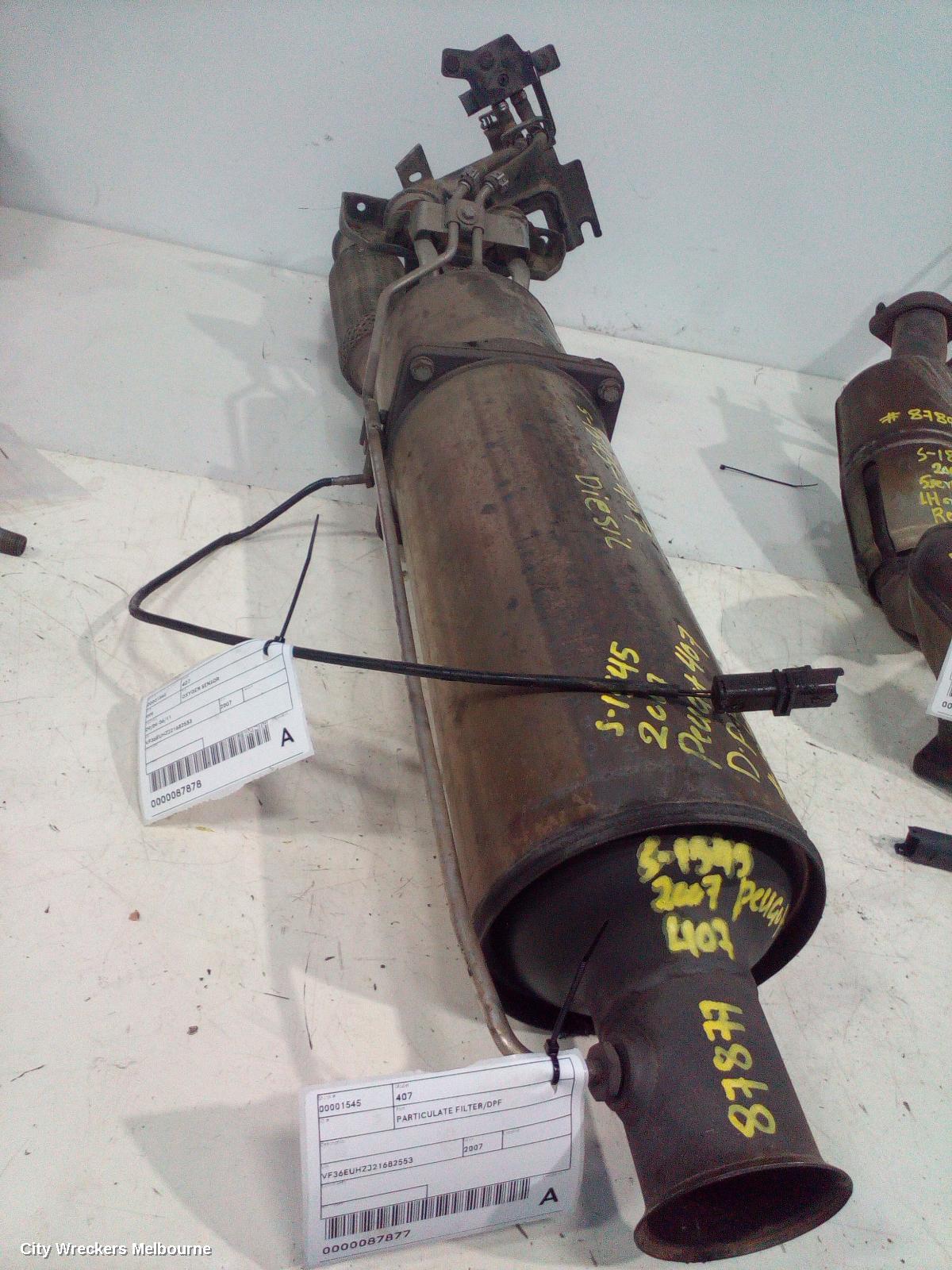 PEUGEOT 407 PARTICULATE FILTER/DPF - Image 3