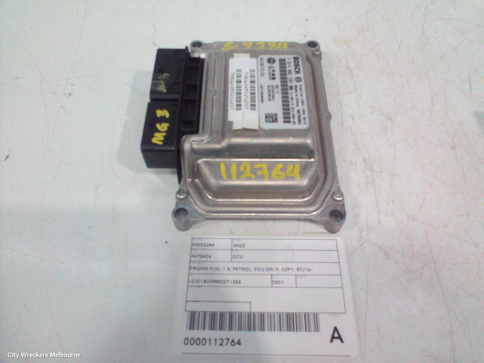 MG MG3 ECU, ENGINE ECU, 1.5, PETROL, ECU ONLY, SZP1, 07/2016 ONWARDS - Image 1