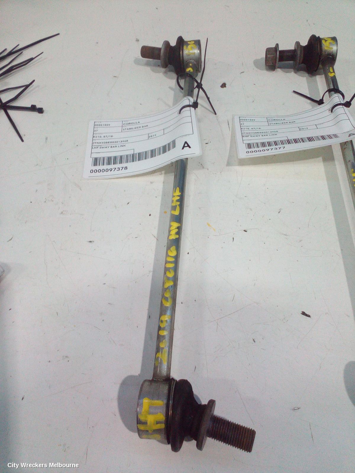 TOYOTA COROLLA STABILISER BAR, E210, HATCH, 07/2018 ONWARDS - Image 2