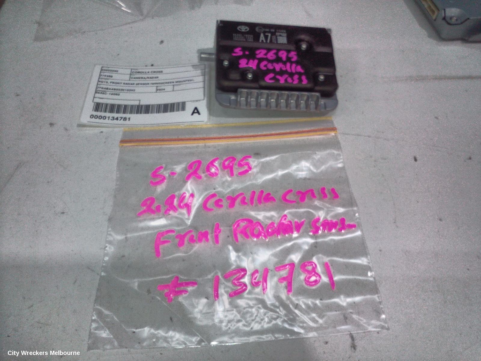 TOYOTA COROLLA CROSS REVERSE CAMERA, XG10, FRONT RADAR SENSOR (WINDSCREEN MOUNTED), 01/2022 ONWARDS - Image 1