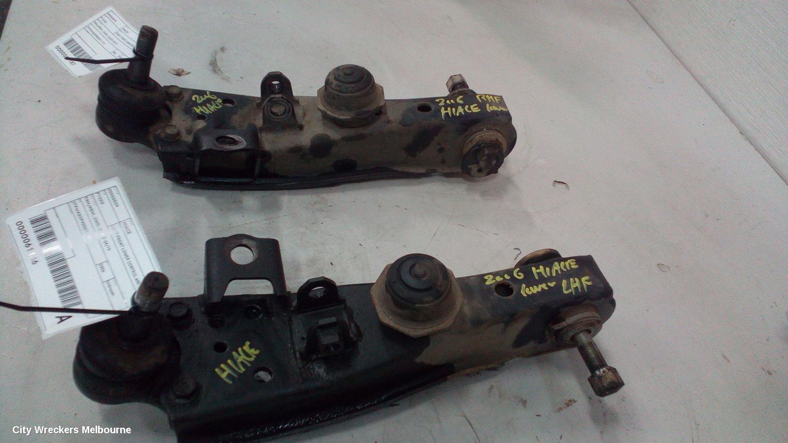 TOYOTA HIACE LEFT FRONT LOWER CONTROL ARM, TRH/KDH, 2WD, 03/2005 - 04/2019 - Image 2