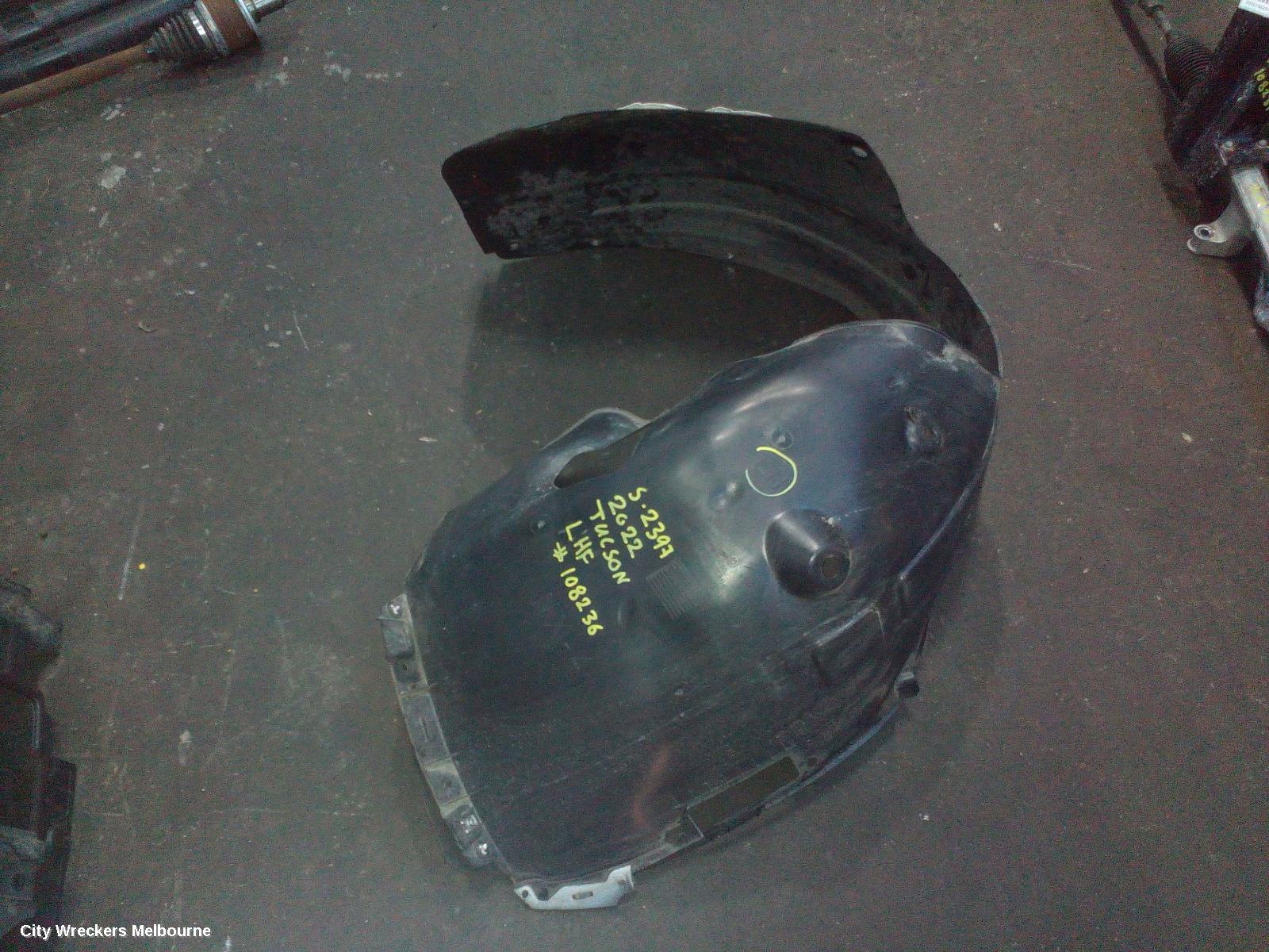 HYUNDAI TUCSON LEFT GUARD LINER, FRONT, NX4, 02/2021 ONWARDS - Image 2