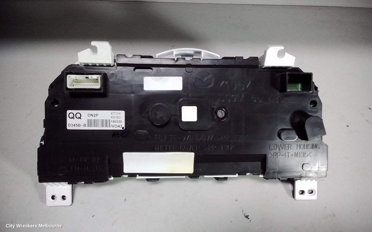 MAZDA CX3 INSTRUMENT CLUSTER, INSTRUMENT CLUSTER, PETROL, AUTO T/M, NEO SPORT/MAXX SPORT, DK, 06/2018 ONWARDS - Image 2