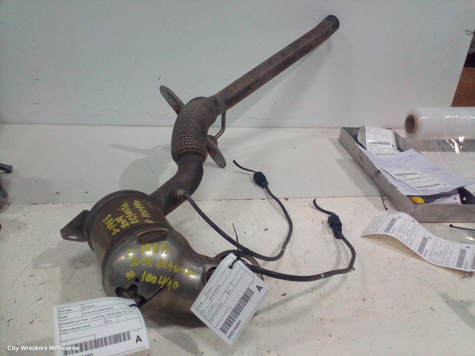 SKODA OCTAVIA CATALYTIC CONVERTER, DOWNPIPE-CAT TYPE, 1.4, PETROL, CHPA CODE, NE, 11/2013 - 09/2020 - Image 2