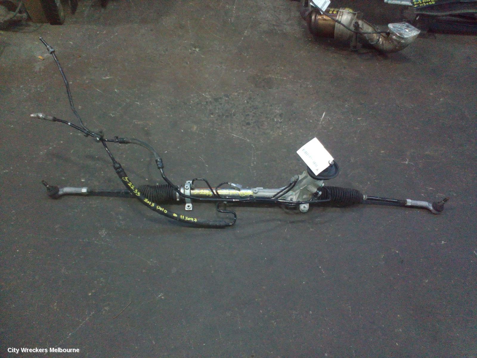 VOLKSWAGEN POLO STEERING BOX/RACK, 6R, GTI, 05/2010 - 05/2014 - Image 2