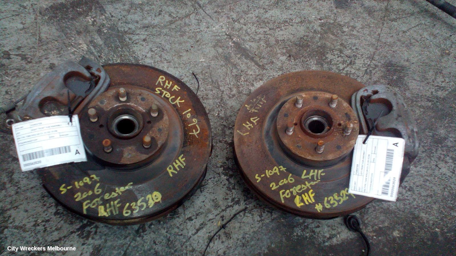 SUBARU FORESTER RIGHT FRONT HUB ASSEMBLY, ABS TYPE, TONE RING ON CV, 01/2000 - 02/2008 - Image 2