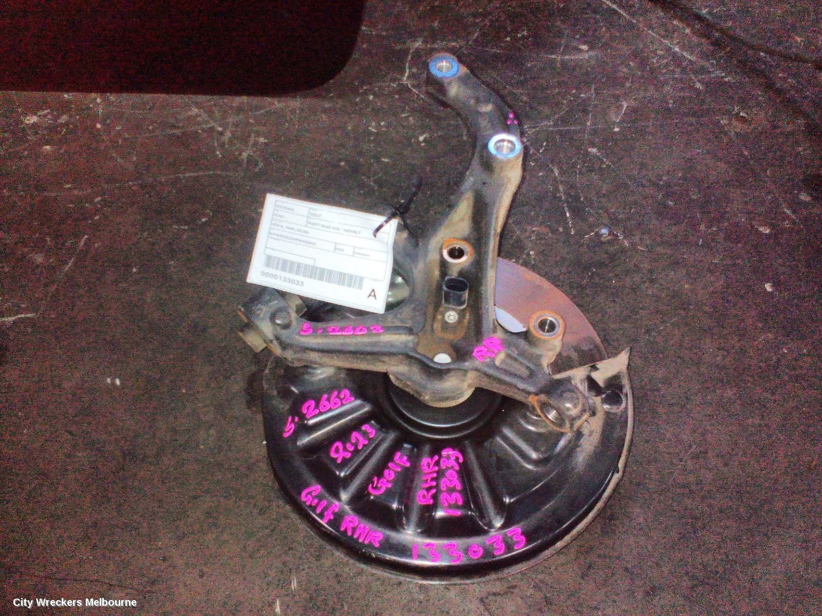 VOLKSWAGEN GOLF RIGHT REAR HUB ASSEMBLY, GEN 8, 2WD, 09/2020 ONWARDS - Image 1