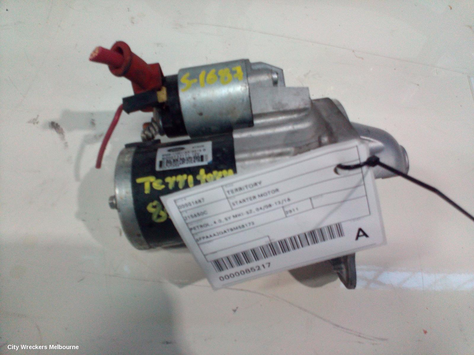 FORD TERRITORY STARTER, PETROL, 4.0, SY MKI-SZ, 04/2008 - 12/2016 - Image 3