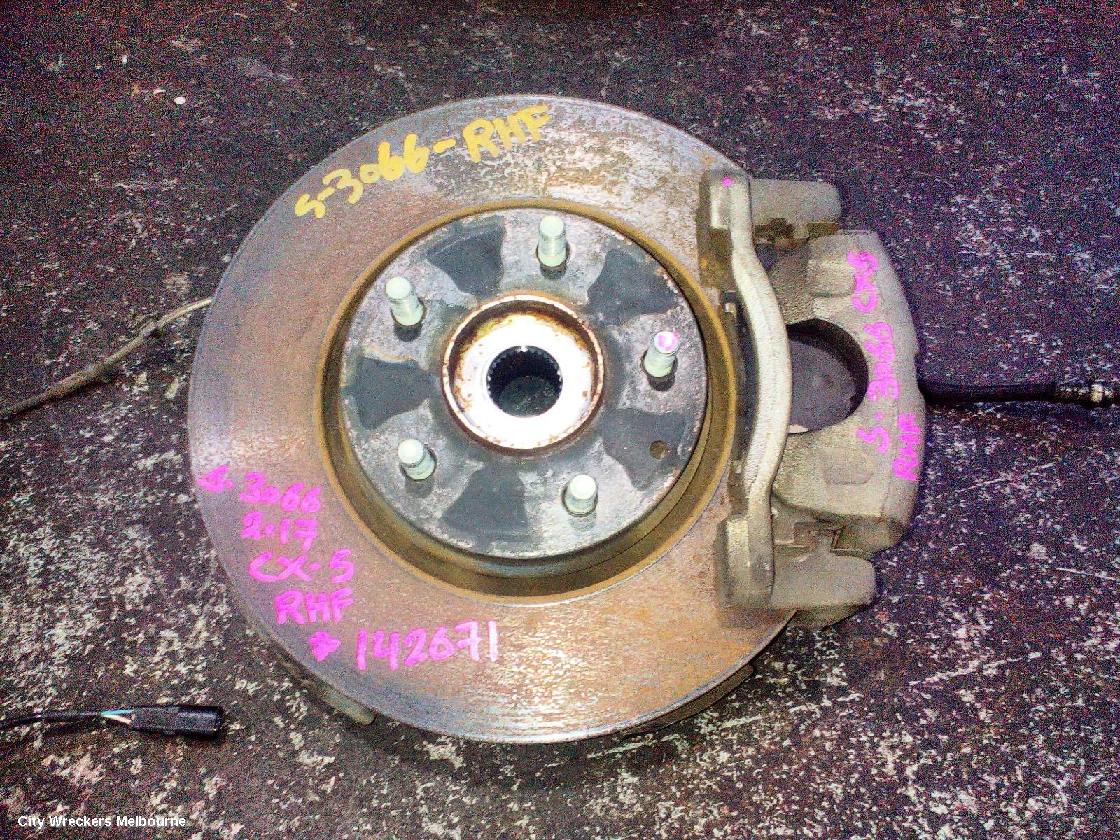 MAZDA CX5 RIGHT FRONT HUB ASSEMBLY, KF, FWD TYPE, 02/2017 ONWARDS - Image 1