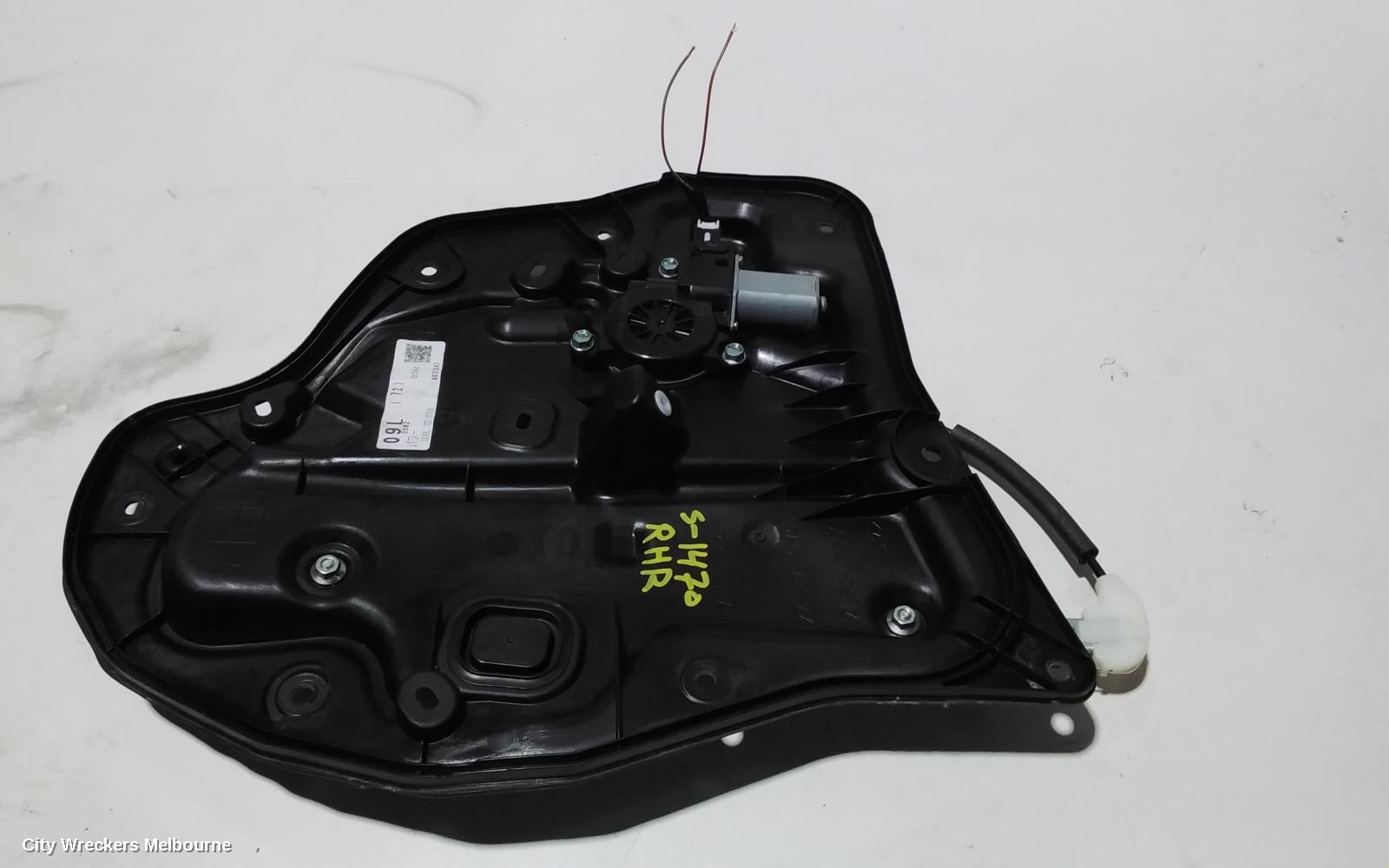 MAZDA CX3 RIGHT REAR WND REG/MOTOR, DK, 03/2015 - 01/2017 - Image 1